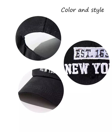 Unisex Letter Baseball Cap, Snapback casual, rabo de cavalo ao ar livre, Hip Hop chapéus, Streetwear, esportes, mulheres, homens