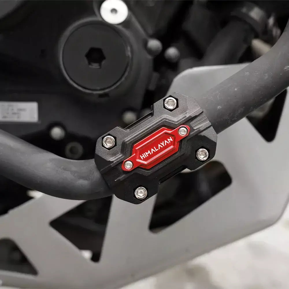 Para royal enfield himalayan 450 411 400 acessórios guarda motor da motocicleta pára-choques proteção guarnição guarda blocos tampas da válvula do pneu