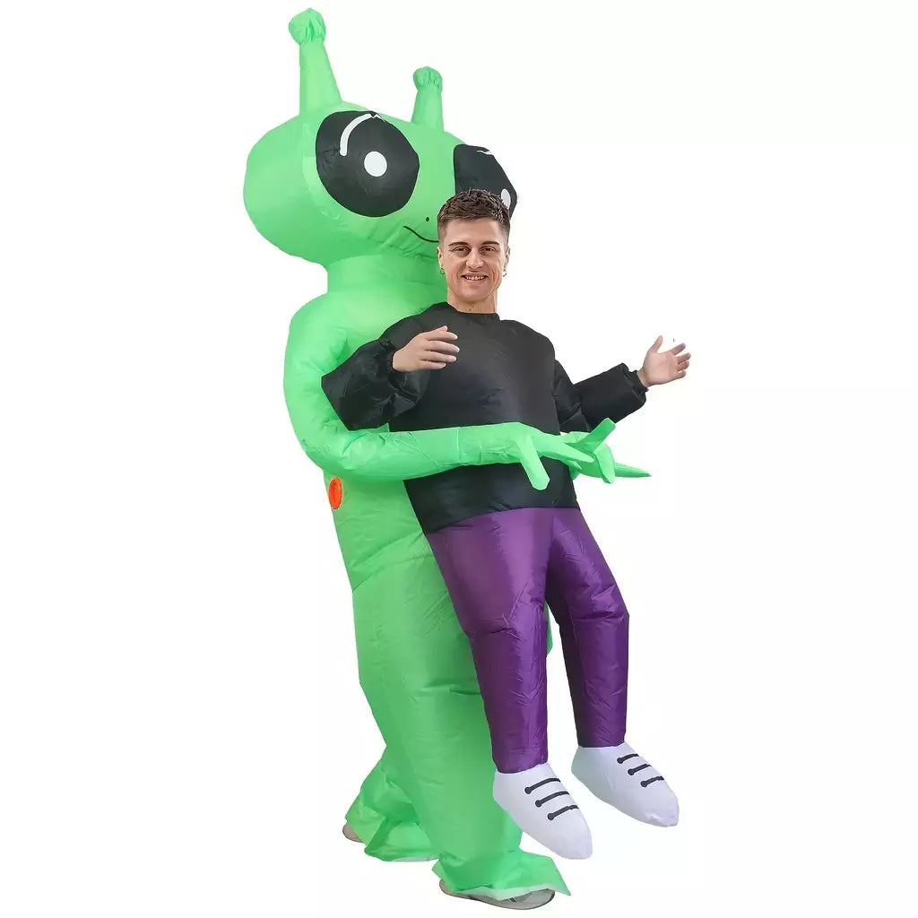 Adulto et alienígena traje inflável engraçado ternos extravagantes vestido morte fantasma purim halloween carnaval anime festa cosplay trajes
