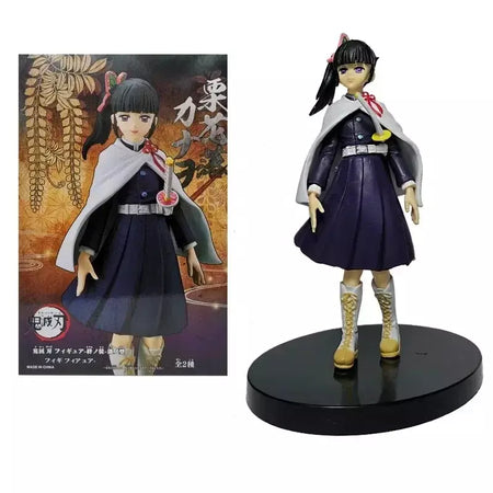 Anime figura demônio slayer figuras kimetsu não yaiba boneca tanjiro nezuko zenitsu estatueta inosuke guerreiro figura de ação modelo brinquedos