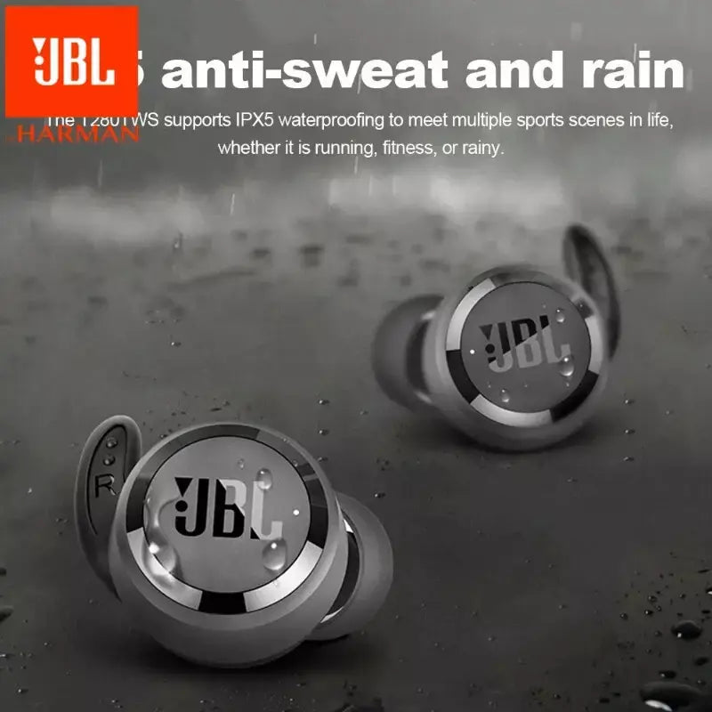 Venda Quente Jbl t280 tws fones de ouvido sem fio bluetooth 5.0 ipx5 à prova dwaterproof água esporte fone de ouvido chamada de um toque rico baixo fone de ouvido