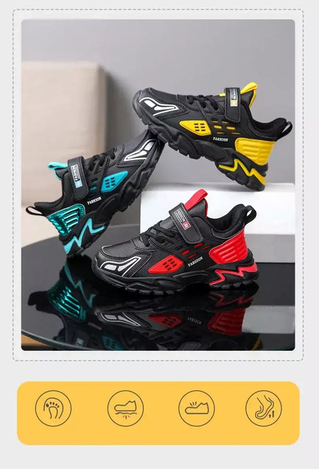 Crianças tênis para meninas meninos respirável esportes tênis de corrida crianças plana casual ao ar livre estudante escola tênis Size28-40