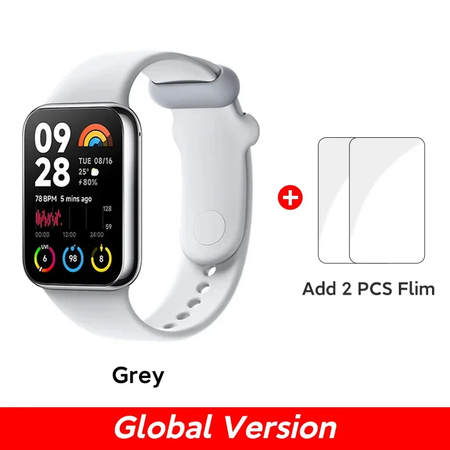 Versão global xiaomi mi band 8 pro pulseira inteligente 5atm à prova dwaterproof água 150 modos esportivos 1.74 "tela amoled gps oxigênio no sangue