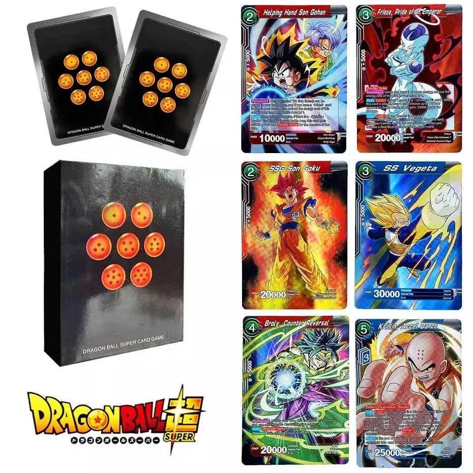 Cartão brilhante Dragon Ball Super Saiyan Goku 2025 - Série de autógrafos assinados Son Goku, cartão comercial colecionável clássico para adultos
