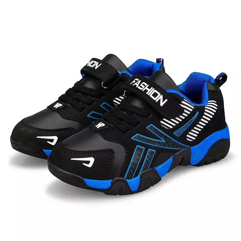 Crianças meninos sapatos escola esportes moda couro para crianças tênis casuais menino correndo andando sapato ao ar livre