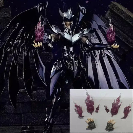 MST Saint Seiya Myth Cloth EXM/EX Metal Bennu Kagaho Hades Specters Surplice Lost Canvas/LC Cavaleiros do Zodíaco Figura de ação