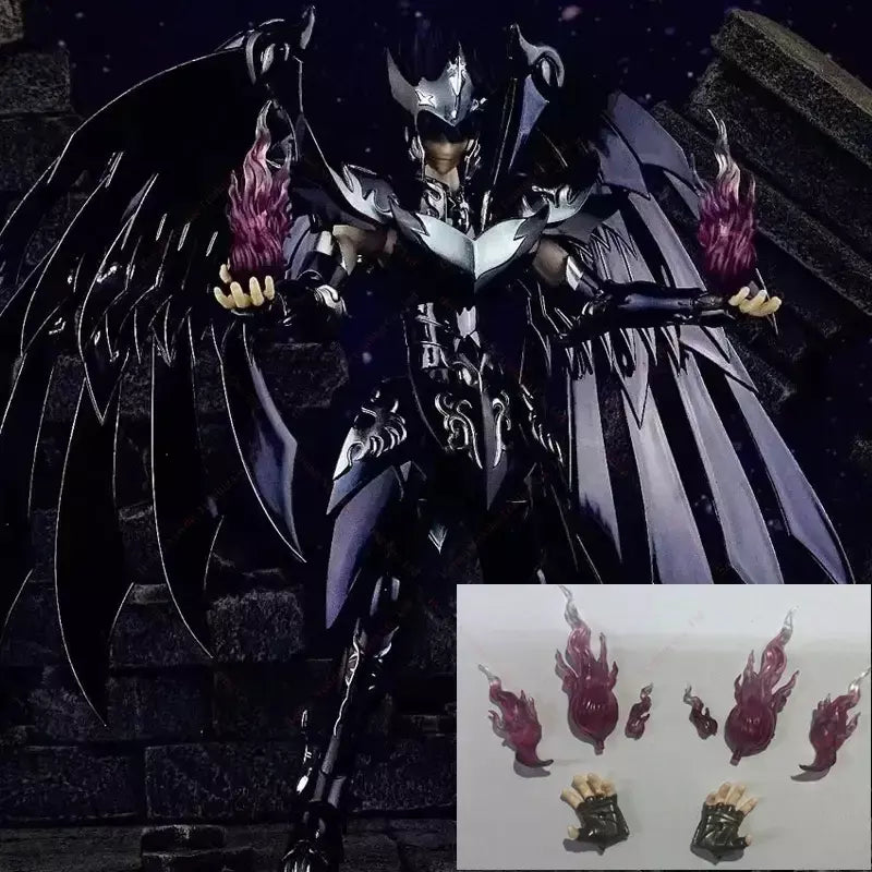 MST Saint Seiya Myth Cloth EXM/EX Metal Bennu Kagaho Hades Specters Surplice Lost Canvas/LC Cavaleiros do Zodíaco Figura de ação