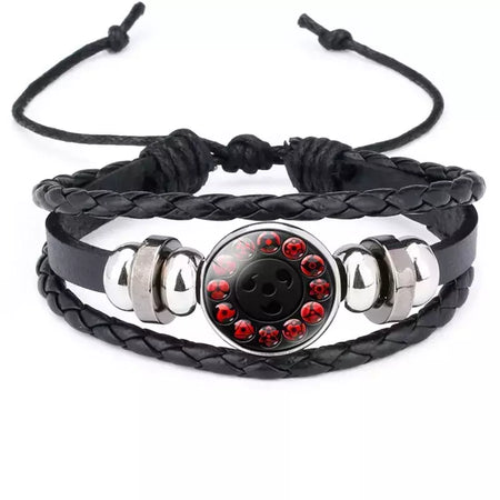 Naruto acessórios naruto pulseira de metal sharingan cosplay anime figura uzumaki kakashi nuvem vermelha prop legal brinquedo do miúdo kawaii presente