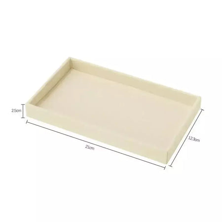 Atualizar caixa de armazenamento de jóias de veludo colar empilhável bandeja de exibição pulseira brinco organizadores diy artesanato gaveta caixa cinza