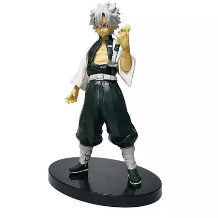 Anime figura demônio slayer figuras kimetsu não yaiba boneca tanjiro nezuko zenitsu estatueta inosuke guerreiro figura de ação modelo brinquedos