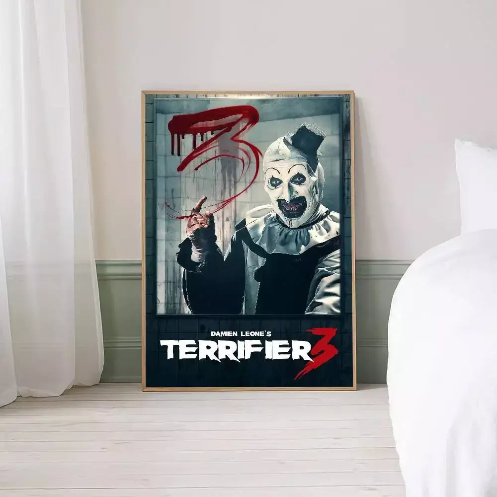 Halloween terror terror filme anime cartazes pegajosos whitepaper imprime cartazes arte kawaii decoração do quarto