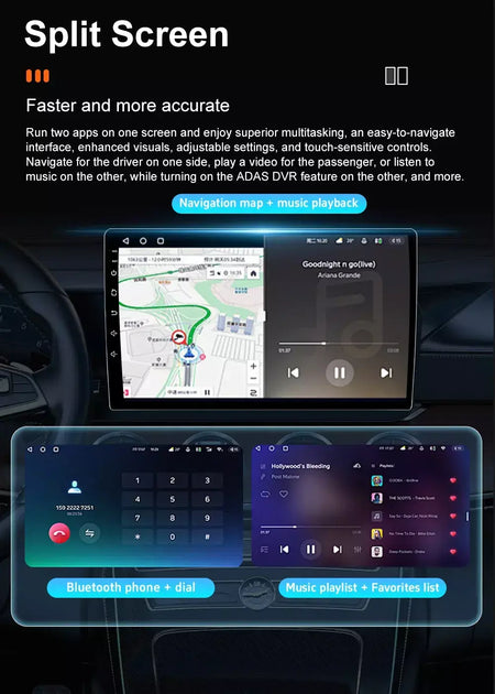 Rádio do carro carplay android 15 para ford fiesta mk 6 para ford fiesta mk 7 2008 - 2019 reprodutor de vídeo multimídia tela sensível ao toque gps automático