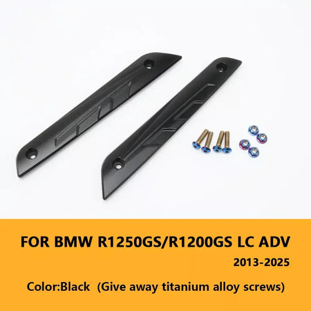 Kit de suporte de tira pára-brisas r 1200 1250 gs aventura 2013-2025 motocicleta pára-brisa guarnição de alumínio para bmw r1200gs r1250gs adv
