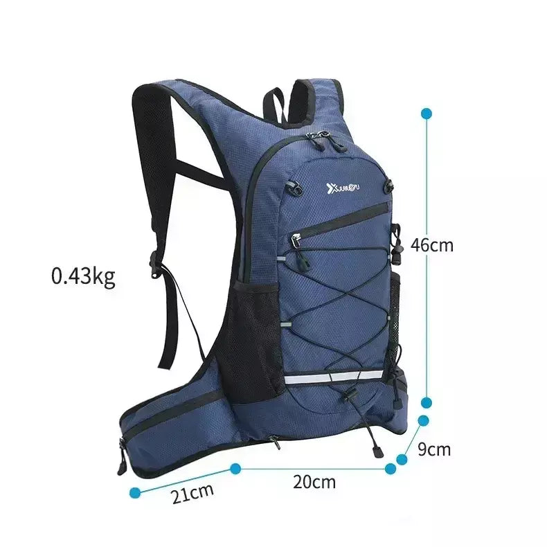Caminhadas mochila impermeável poliéster resistente ao desgaste das mulheres dos homens trekking mochila em camadas saco de armazenamento esporte para exercício fitness