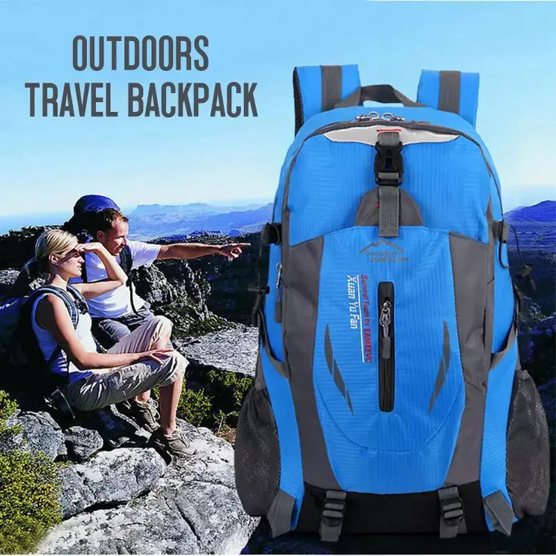 Nova mochila de viagem unissex, feminina e masculina, caminhadas ao ar livre, montanhismo, grande capacidade, leve, ciclismo, acampamento