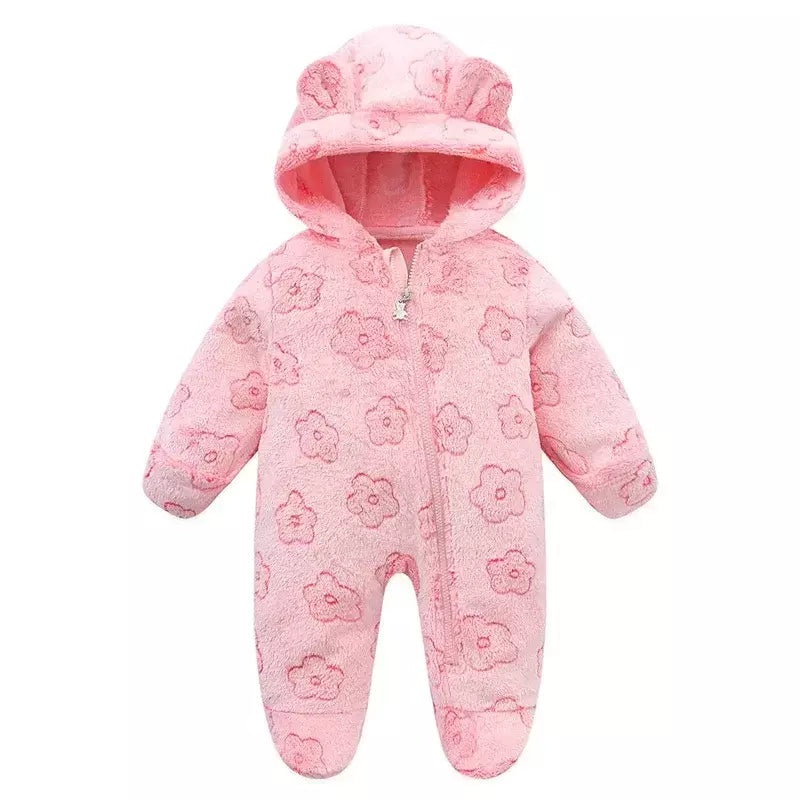 Roupas de bebê recém-nascido flanela outono inverno bebê meninos meninas macacão dos desenhos animados recém-nascido bodysuit macio quente para bebês 0-12m