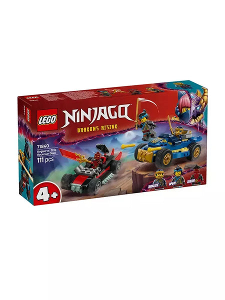 Lego 71840 Blackened Jay e Delix Racing Showdown Ninjago Blocos de construção de brinquedos infantis