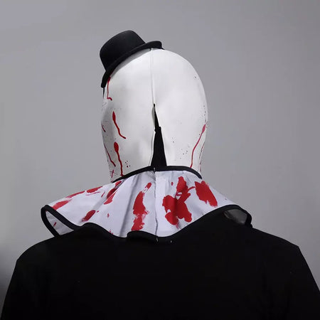 O palhaço Cosplay Máscara, Terror Sangrento Terrifier 3 Arte, Demônio Joker Assassino, Capacete de látex, Festa de Carnaval de Halloween