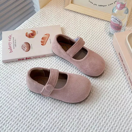 2025 camurça crianças ballet apartamentos sapatos moda mary jane sapatos tendência das crianças inverno novo doce bonito vestido tênis mujer sapatos