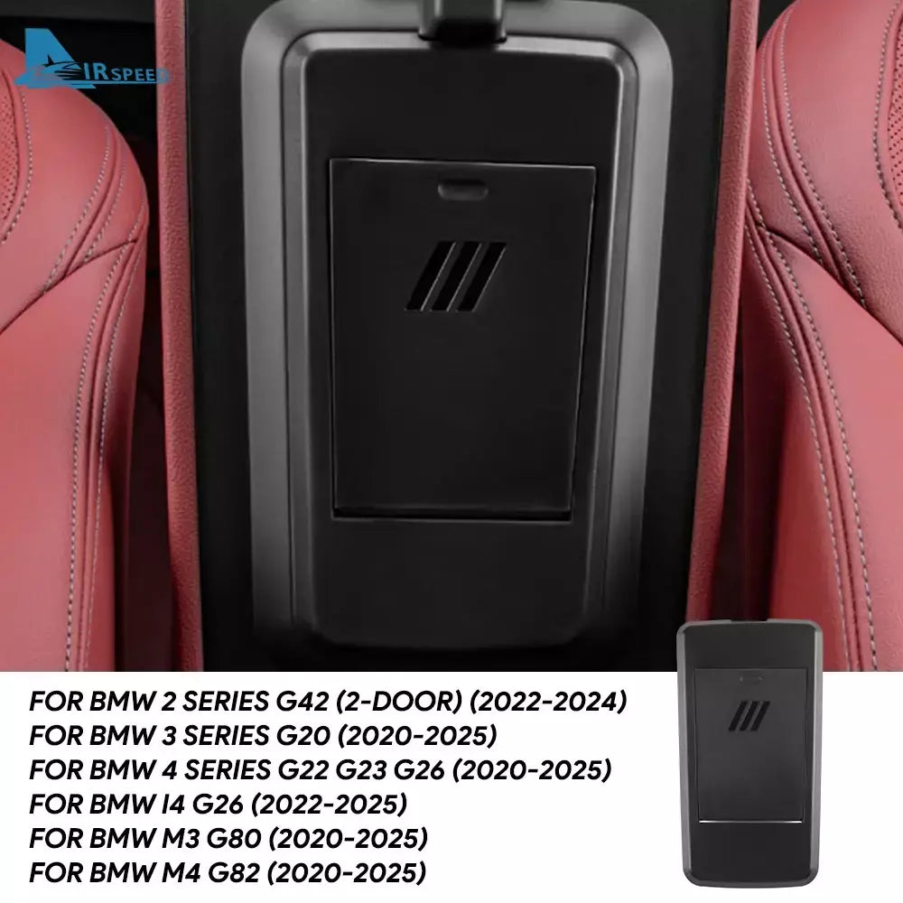Para bmw 2 3 4 séries i4 g26 g20 g22 m3 g80 m4 2020-2023 apoio de braço do carro caixa de armazenamento escondida organizador modificação interior produto