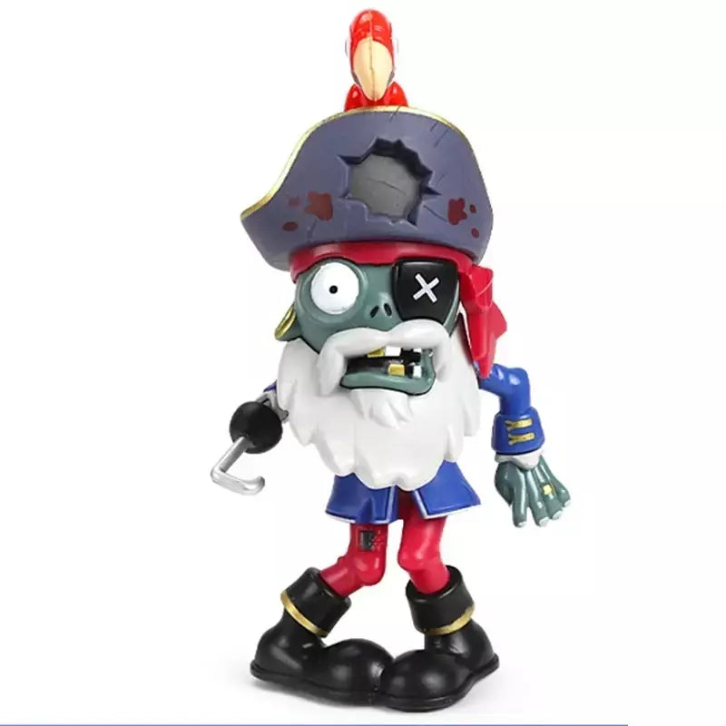 Plantas vs zumbis figura de ação gargantuar dr. zumbi conehead balde de futebol yeti figuras presentes de aniversário crianças brinquedo para meninos