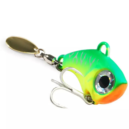 Spinner isca vib colher de metal gabarito pesca vibração 10g 20g 30g artificial duro isca lantejoulas pesca oscilação rotativa isca giratória