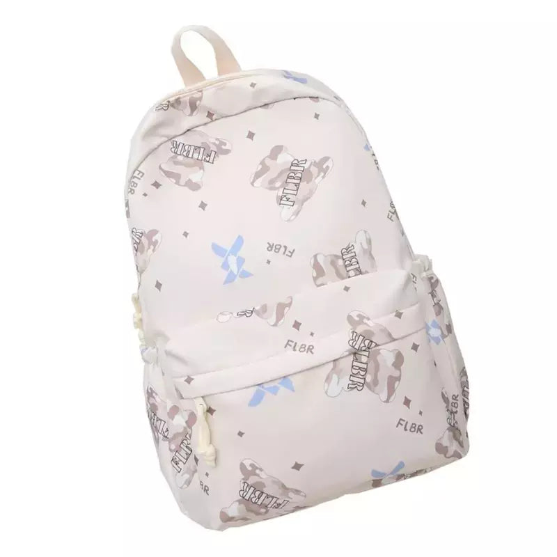 Mochila viagem para mulheres meninas mochila capacidade mochila escolar mochila adorável com estampa urso