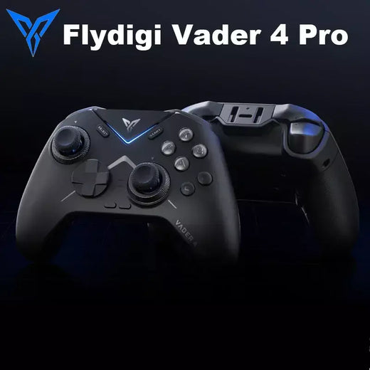 Flydigi Vader 4 Pro Controlador Interruptor de gatilho de vibração 1000Hz Alça de jogo sem fio Suporte PC/Switch/Mobile/TV