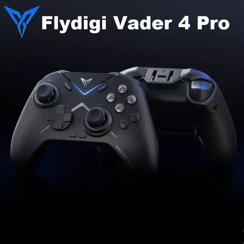Flydigi Vader 4 Pro Controlador Interruptor de gatilho de vibração 1000Hz Alça de jogo sem fio Suporte PC/Switch/Mobile/TV