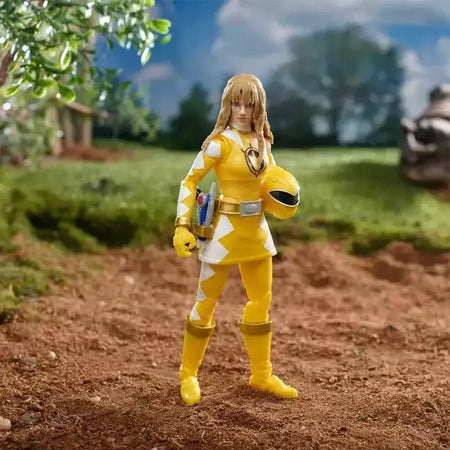 Hasbro power rangers relâmpago coleção dino trovão amarelo ranger/lost galaxy verde/força selvagem azul figura de ação modelo presentes