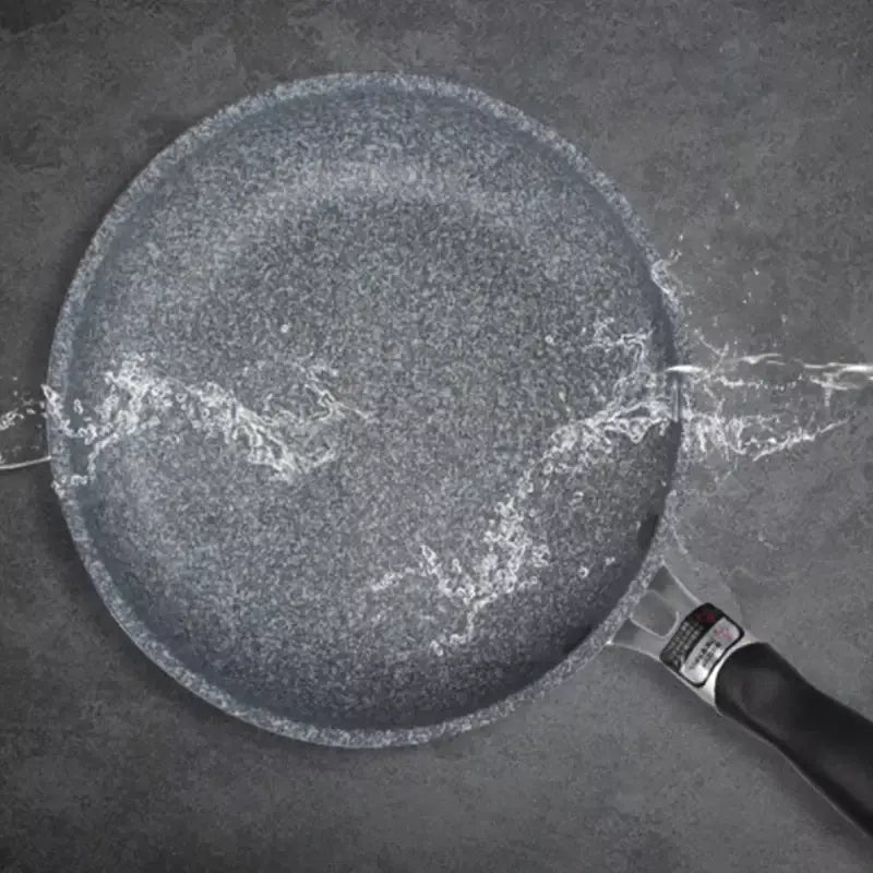 Frigideira Antiaderente de Pedra Durável, Frigideira de Caldeirão, Panelas de Fogão de Indução, Ovo Panqueca, Fogão a Gás, Home Wok, 28 cm, 26 cm, 24 cm, 20cm