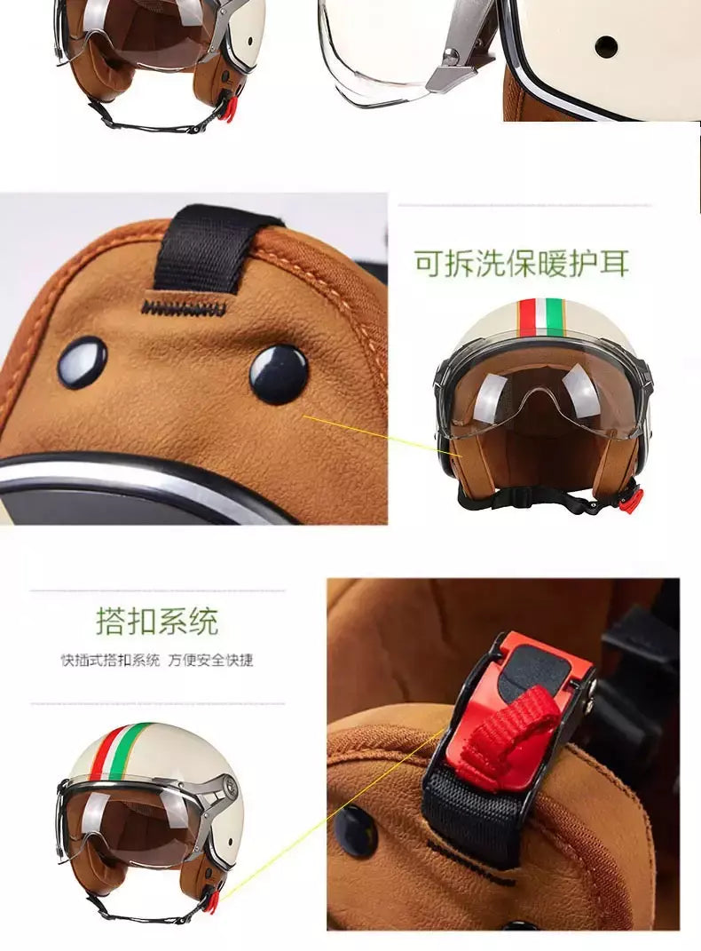 França estilo profissional capacete da motocicleta moto scooter rosto aberto casque dirt bike capacete homem mulher leve jet capacete