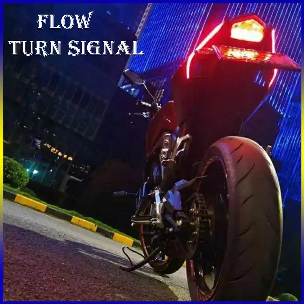 Pequeno macaco fluindo sinal de volta começar luz varredura elétrica motocicleta luz da cauda led modificação acessórios cor decorativa