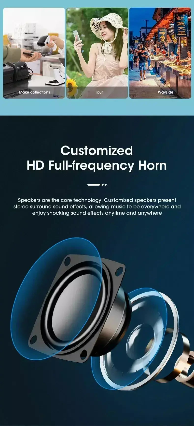 Bluetooth 4d surround alto-falante sistema de som de cinema em casa computador soundbar tv subwoofer com fio estéreo graves fortes para festa em casa