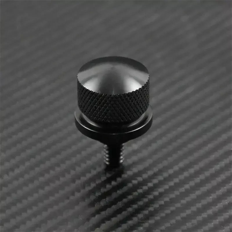 Universal motocicleta traseiro fender assento parafuso porca guia kit de montagem botão capa para harley dyna sportster xl touring flhr softail