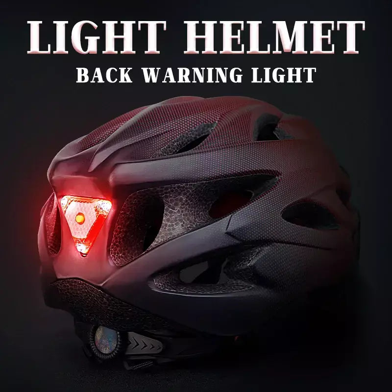 X-TIGER-Capacete adulto de bicicleta com luz traseira LED, capacetes de bicicleta respiráveis, modo duplo, óculos, ciclismo, leve, ajuste, 58-62cm
