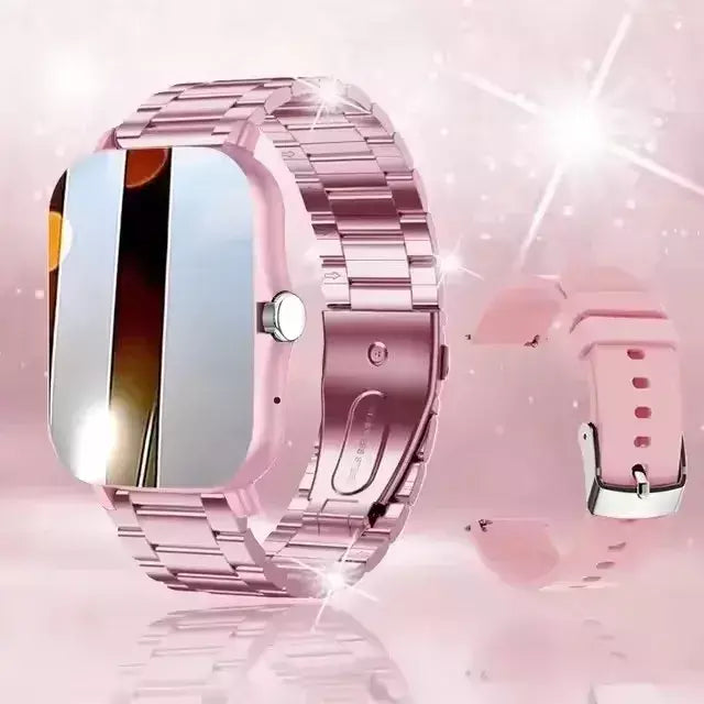 Xiaomi mijia 2025 novo relógio inteligente bluetooth chamada música freqüência cardíaca monitor de pressão arterial smartwatch para mulheres presentes do feriado