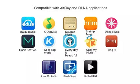 Audiocast m5 sem fio wifi música áudio streamer receptor audiocast ieast pplaydlna para airplay áudio música adaptador multi sala