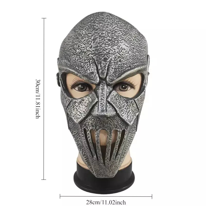 Máscara de látex de palhaço Heavy Metal Rock Slipknot Horror Skull Taylor Halloween Costume Prop perfeito para cosplay, festas, festivais