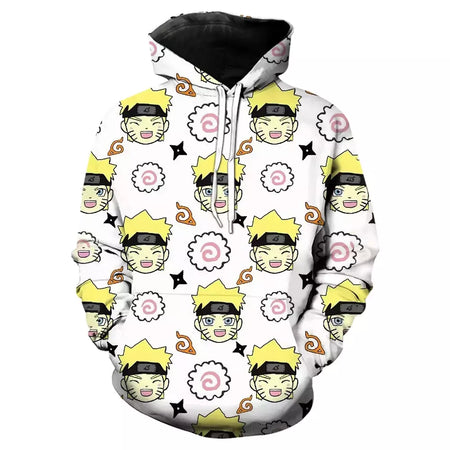 Bandai 2024 novo anime europeu e americano naruto série 3d impressão digital camisola com capuz das mulheres dos homens casual hoodie