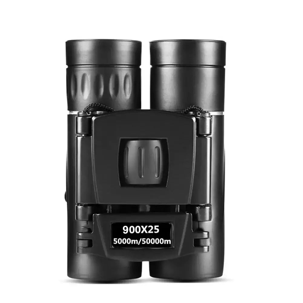 900x25 portátil hd zoom 5000m/50000m binóculos telescópio poderoso dobrável visão de longa distância caça acampamento ao ar livre esportes