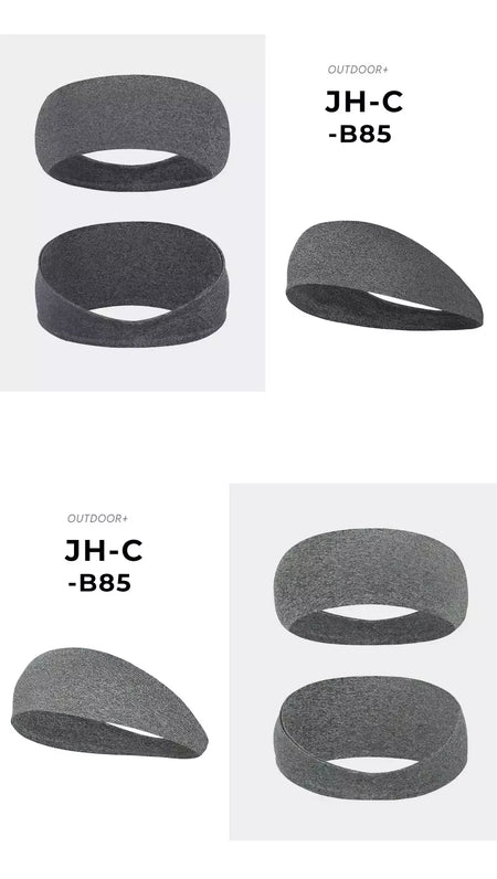 Elastic Absorbent Sports Headband para homens e mulheres, bandagem de cabelo, suor, corrida, fitness, ciclismo, corrida, tênis, ioga, academia