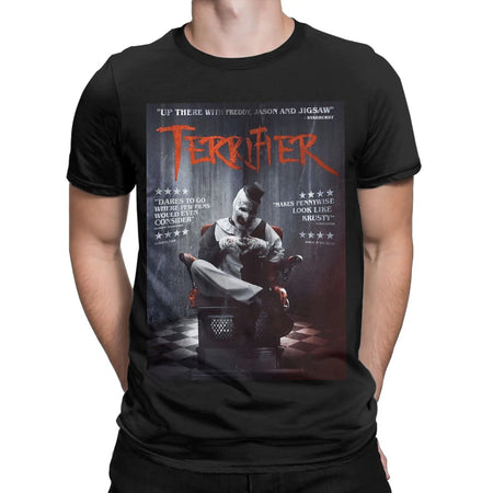 Terrificantes olhos brilhantes arte camiseta masculina novidade puro algodão camisetas crewneck manga curta camisetas roupas tamanhos grandes