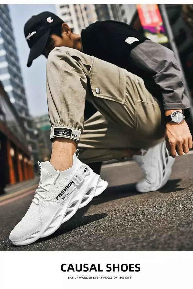 Venda quente moda roxo tênis casuais das mulheres dos homens lâmina tênis de corrida tamanho grande 48 luz respirável sapatos esportivos masculino malha tênis