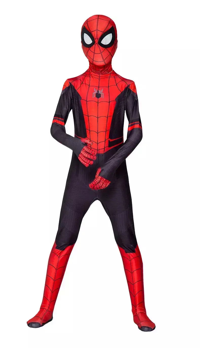 Crianças super-herói spiderman cosplay traje homem de ferro pantera negra zentai macacão bodysuit trajes de festa de halloween para meninos meninas
