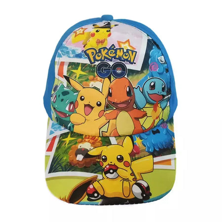 Anime figura pokemon boné de beisebol pikachu chapéu ajustável pokemon cosplay hip hop dos desenhos animados chapéus adultos menino menina crianças presentes aniversário