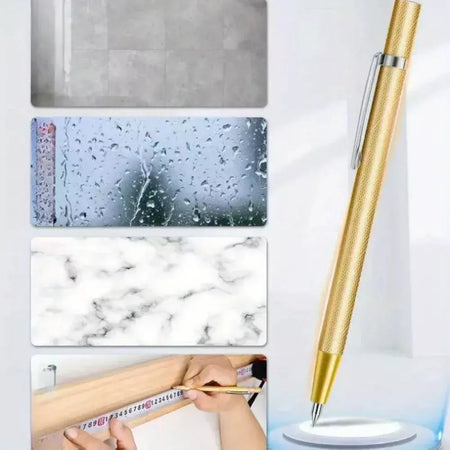 1/2/5 pçs diamante scriber caneta ponta de aço tungstênio marcador de carboneto caneta gravura para vidro cerâmica metal madeira gravura ferramentas manuais