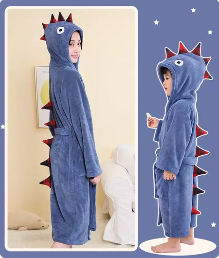 Roupão de Banho Criança, Robe Banho Infantil Absorvente Macio, Roupa Banho Bebé, Toalha com Capuz Infantil, Artigos Banheiro, Roupão Praia Piscina Menino Menina, Pijama Lar