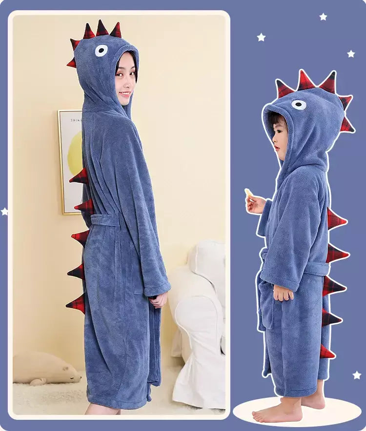 Roupão de Banho Criança, Robe Banho Infantil Absorvente Macio, Roupa Banho Bebé, Toalha com Capuz Infantil, Artigos Banheiro, Roupão Praia Piscina Menino Menina, Pijama Lar