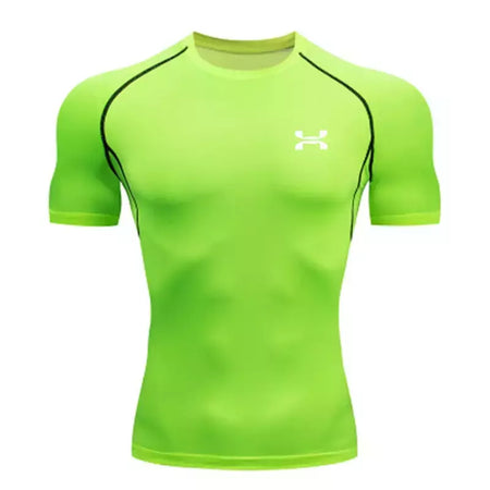 Camisa respirável Rashguard de compressão masculina, ajuste seco, camiseta esportiva MMA Fitness Gym, camisa de corrida, alta qualidade